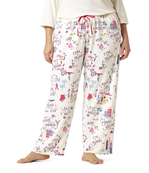 Imbracaminte Femei HUE Plus Size Travel Mod Classic PJ Pants Sugar Swizzle image6