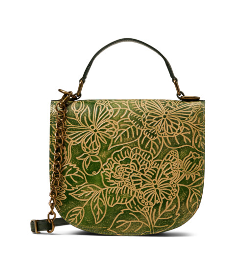 Genti Femei Anuschka Handbags Small Flap Crossbody 694 Tooled Butterfly Jade image15