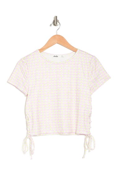 Imbracaminte Femei Elodie Side Lace-Up Tee Pink Multi image15