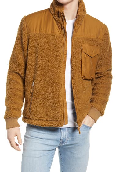 Imbracaminte Barbati ALEX MILL Fleece Jacket Golden Khaki image23