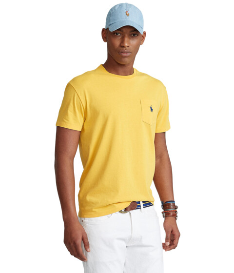 Imbracaminte Barbati Polo Ralph Lauren Classic Fit Jersey Pocket T-Shirt Gold Bugle