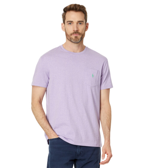 Imbracaminte Barbati Polo Ralph Lauren Classic Fit Jersey Pocket T-Shirt Purple