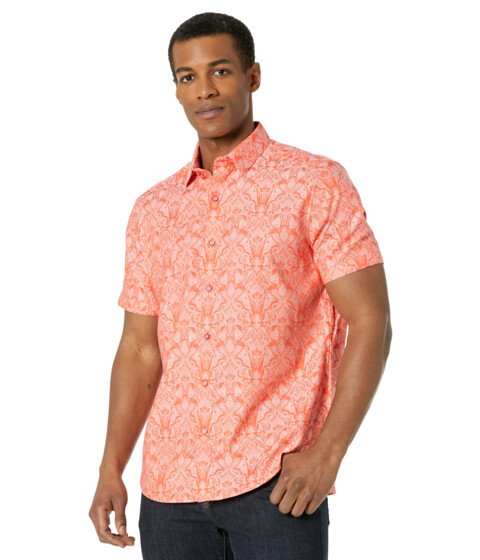 Imbracaminte Barbati Robert Graham Highland Short Sleeve Woven Shirt Coral