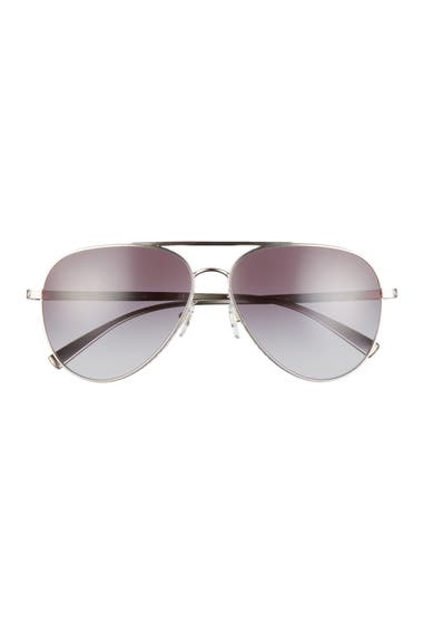 Ochelari Barbati Versace 56mm Gradient Aviator Sunglasses Silver Grey Gradient image21