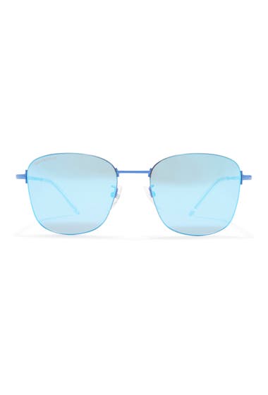 Ochelari Barbati Balenciaga 55mm Square Sunglasses Blue image14