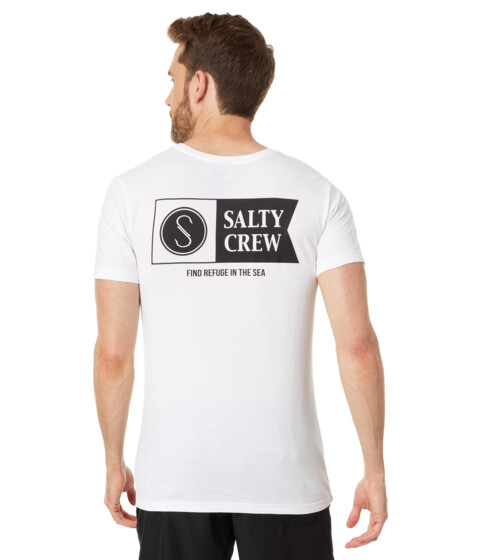 Imbracaminte Barbati Salty Crew Alpha Standard Short Sleeve Tee White