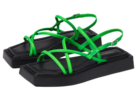Incaltaminte Femei Vagabond Shoemakers Evy Leather Strappy Sandal Electric Green