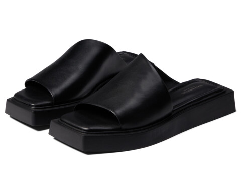 Incaltaminte Femei Vagabond Shoemakers Evy Leather Asymmetrical Sandal Black
