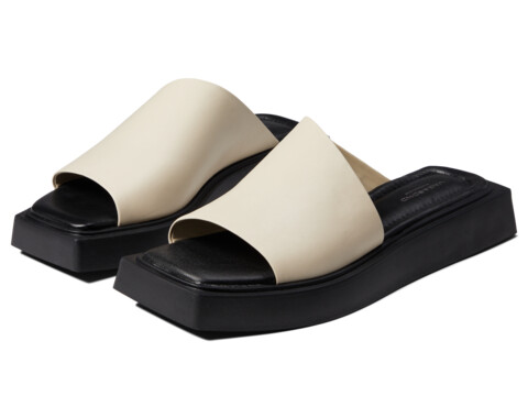 Incaltaminte Femei Vagabond Shoemakers Evy Leather Asymmetrical Sandal Off-White