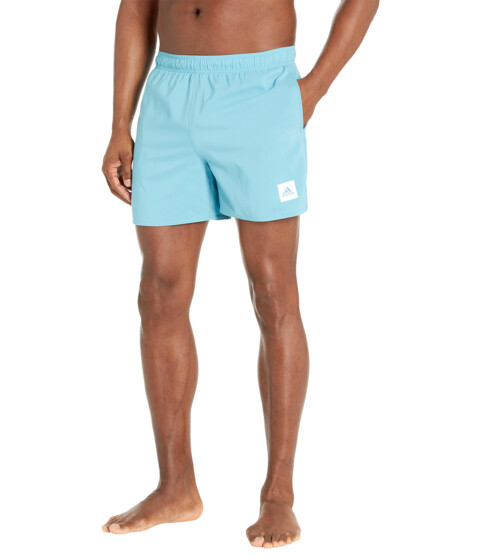 Imbracaminte Barbati adidas Solid 155quot Swim Shorts Preloved Blue