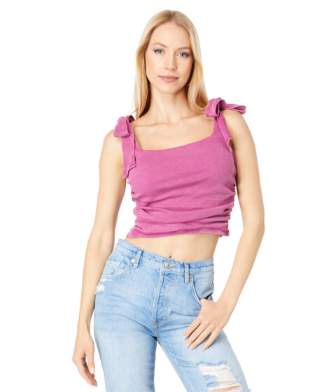 Imbracaminte Femei Free People Boulevard Rouched Cropped Tank Dragonfruit