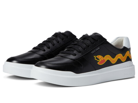 Incaltaminte Femei Cole Haan CH X Keith Haring Grandpro Rally Court BlackWhiteFlame