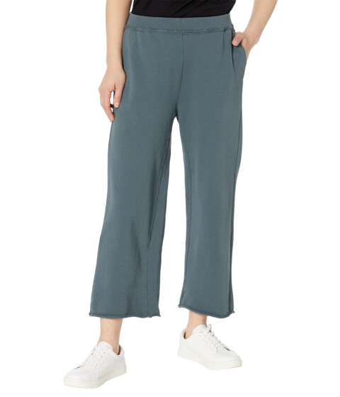 Imbracaminte Femei Eileen Fisher Petite Cropped Straight Pants in Organic Cotton French Terry Eucalyptus