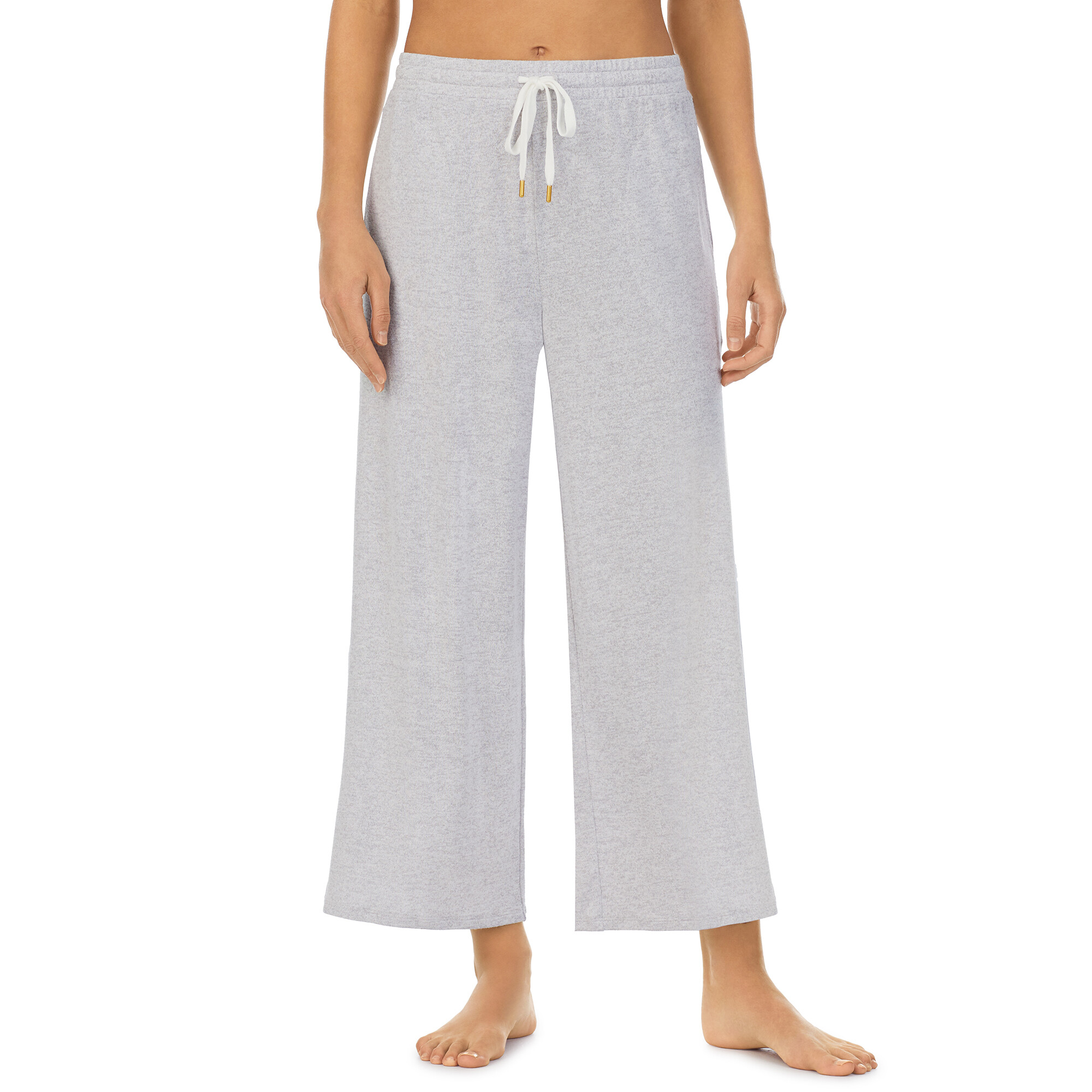 Imbracaminte Femei Donna Karan Crop Sleep Pants Grey Mist Marl