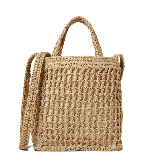 Genti Femei Madewell The Small Transport Crossbody Straw Edition Desert Dune