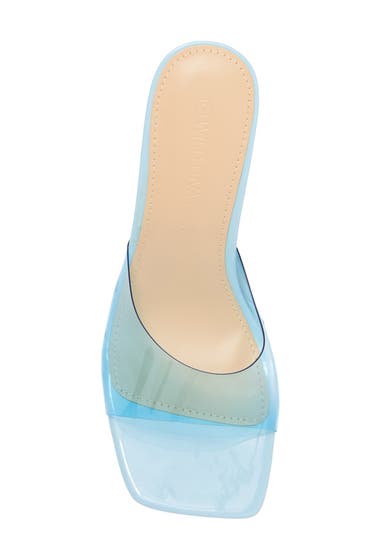 Incaltaminte Femei Wild Diva Lounge Frankie Clear Wedge Heeled Sandal Light Blue image3
