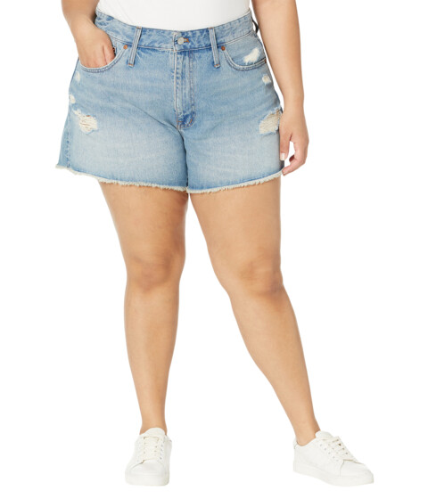 Imbracaminte Femei Madewell Plus Relaxed Denim Shorts in Renfield Wash Destructed Edition Renfield Wash