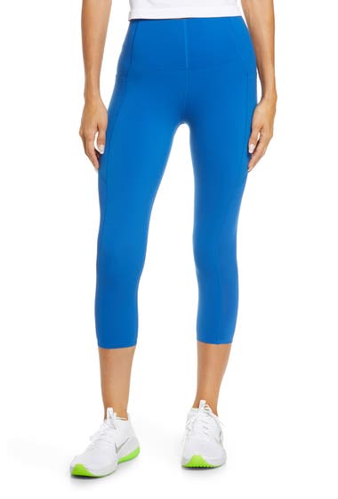 Imbracaminte Femei Sweaty Betty Power Workout Crop High Waist Leggings Oxford Blue image5