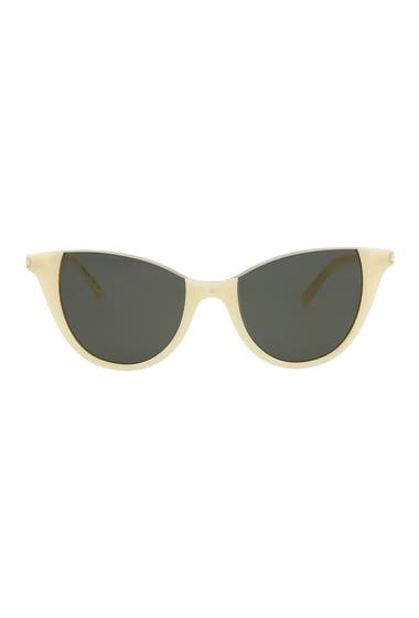 Ochelari Femei Saint Laurent 52mm Cat Eye Sunglasses Ivory Ivory Grey image0