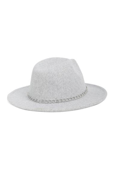 Accesorii Femei Vince Camuto Delicate Chain Felt Panama Hat Pale Grey image1