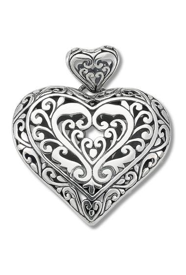 Bijuterii Femei SAMUEL B Sterling Silver Filigree Heart Pendant Silver image