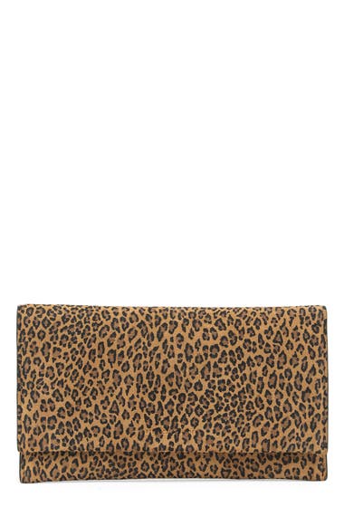 Genti Femei Rebecca Minkoff Leather Leopard Print Clutch Cheetah image