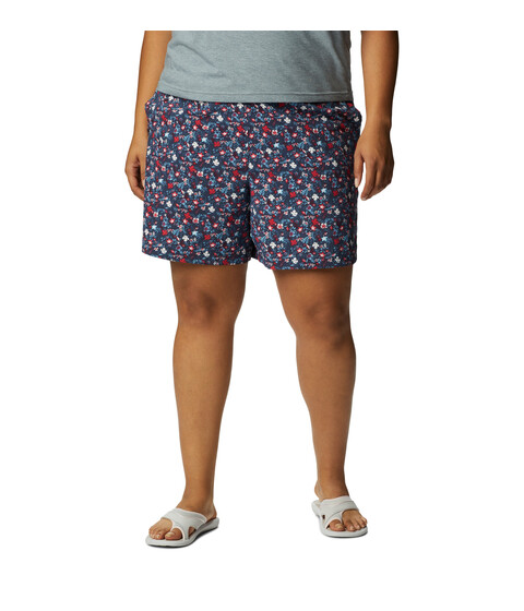 Imbracaminte Femei Columbia Plus Size Sandy Rivertrade II Printed Shorts NocturnalMini Hibiscus