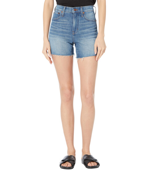 Imbracaminte Femei Madewell The Perfect Long Jean Short in Lanewood Wash Lanewood Wash
