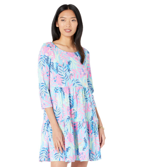 Imbracaminte Femei Lilly Pulitzer Geanna Dress Porto Blue Youve Been Spotted