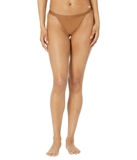 Imbracaminte Femei Calvin Klein Underwear Form to Body Tanga Sandalwood