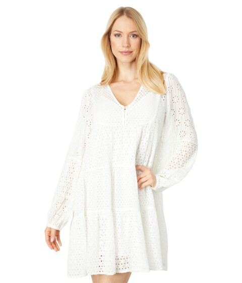 Imbracaminte Femei Lucky Brand Tiered Woven Peasant Dress Marshmallow