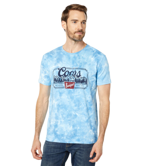 Imbracaminte Barbati Lucky Brand Coors Banquet Graphic Tee Blue Multi