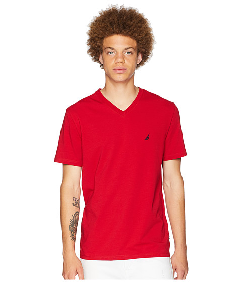 Imbracaminte Barbati Nautica Slim Fit V-Neck T-Shirt Nautica Red