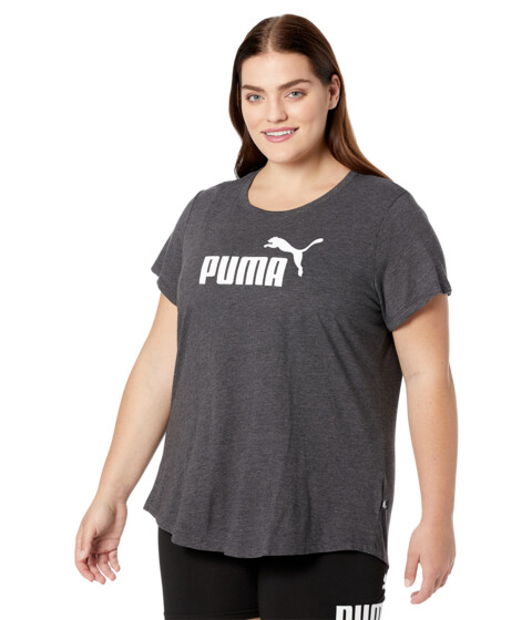 Imbracaminte Femei PUMA Plus Size Essentials Logo Tee 20 Dark Gray Heather