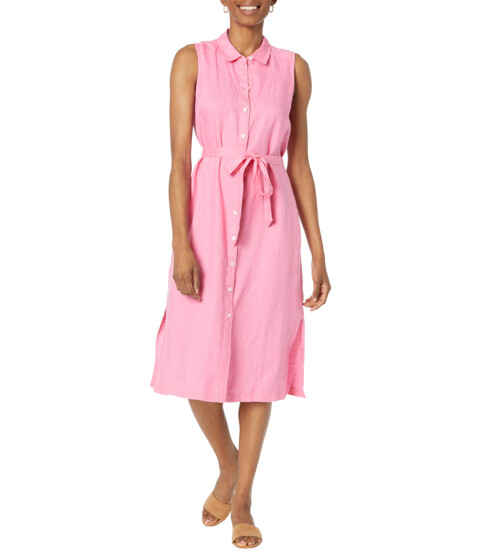 Imbracaminte Femei Tommy Bahama Two Palms Linen Shirtdress Pink Carnation