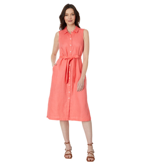 Imbracaminte Femei Tommy Bahama Two Palms Linen Shirtdress Pure Coral