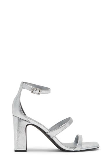 Incaltaminte Femei Nordstrom Rack Adelaide Block Heel Sandal Silver Metallic image2