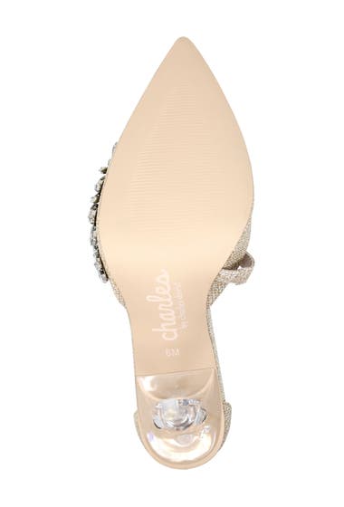 Incaltaminte Femei Charles by Charles David Inspire Jewel Emellished Ankle Strap Pump Champagne-Gl image4