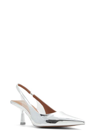 Incaltaminte Femei Call it SPRING Fame Clear Slingback Pump Silver image0