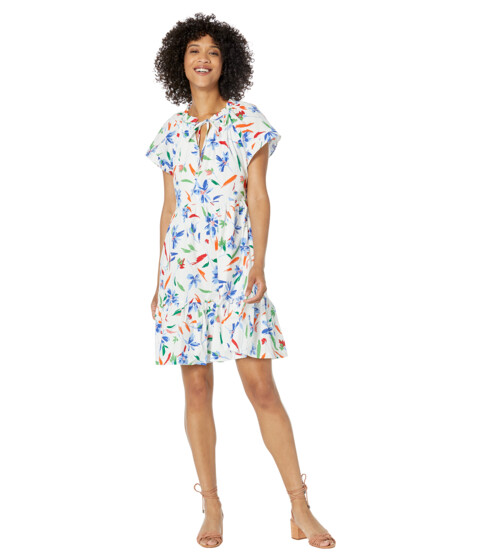 Imbracaminte Femei Maggy London Mini Dress with Flutter Sleeve WhiteFrench Blue