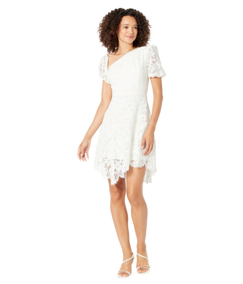 Imbracaminte Femei BCBG Scalloped Lace Dress Off-White