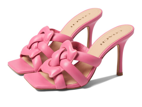 Incaltaminte Femei COACH Kellie Leather Sandal Pink