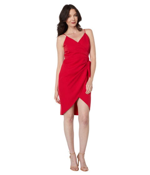 Imbracaminte Femei BCBG V-Neck Wrap Dress GT02D26 Jalapeno Red