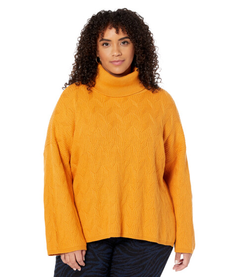 Imbracaminte Femei Elliott Lauren Cotton Cashmere Textured Sweater with Wide Sleeves Golden