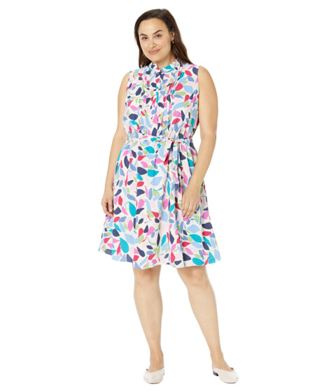 Imbracaminte Femei Maggy London Plus Size Fit-and-Flare Shirtdress IvoryMulti
