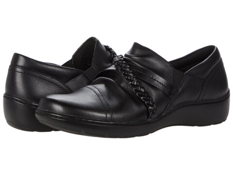 Incaltaminte Femei Clarks Cora Braid Shoe Black Leather