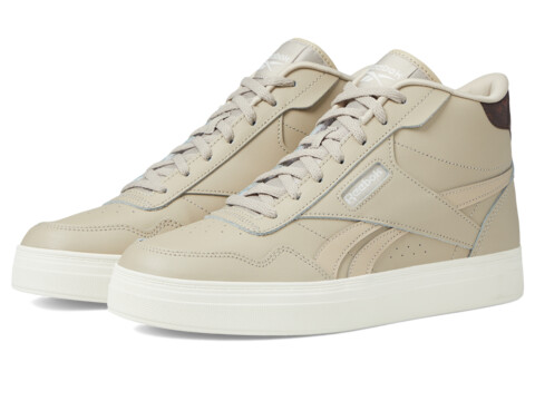 Incaltaminte Femei Reebok Court Advance Bold High-Top Modern BeigeChalk