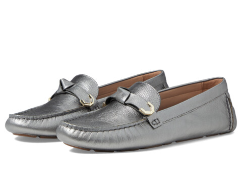 Incaltaminte Femei Cole Haan Evelyn Bow Driver Pewter Metallic