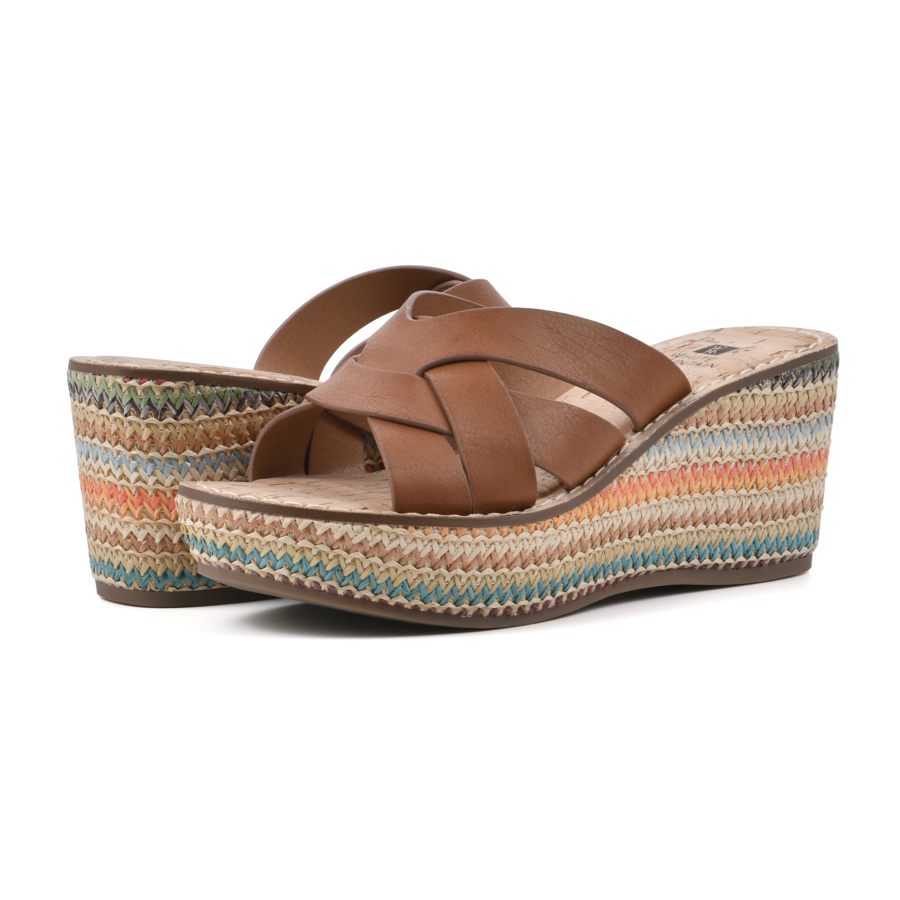 Incaltaminte Femei White Mountain Samwell Tan Multi