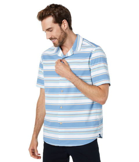 Imbracaminte Barbati Southern Tide Madeira Stripe Short Sleeve Camp Shirt Blue Ridge